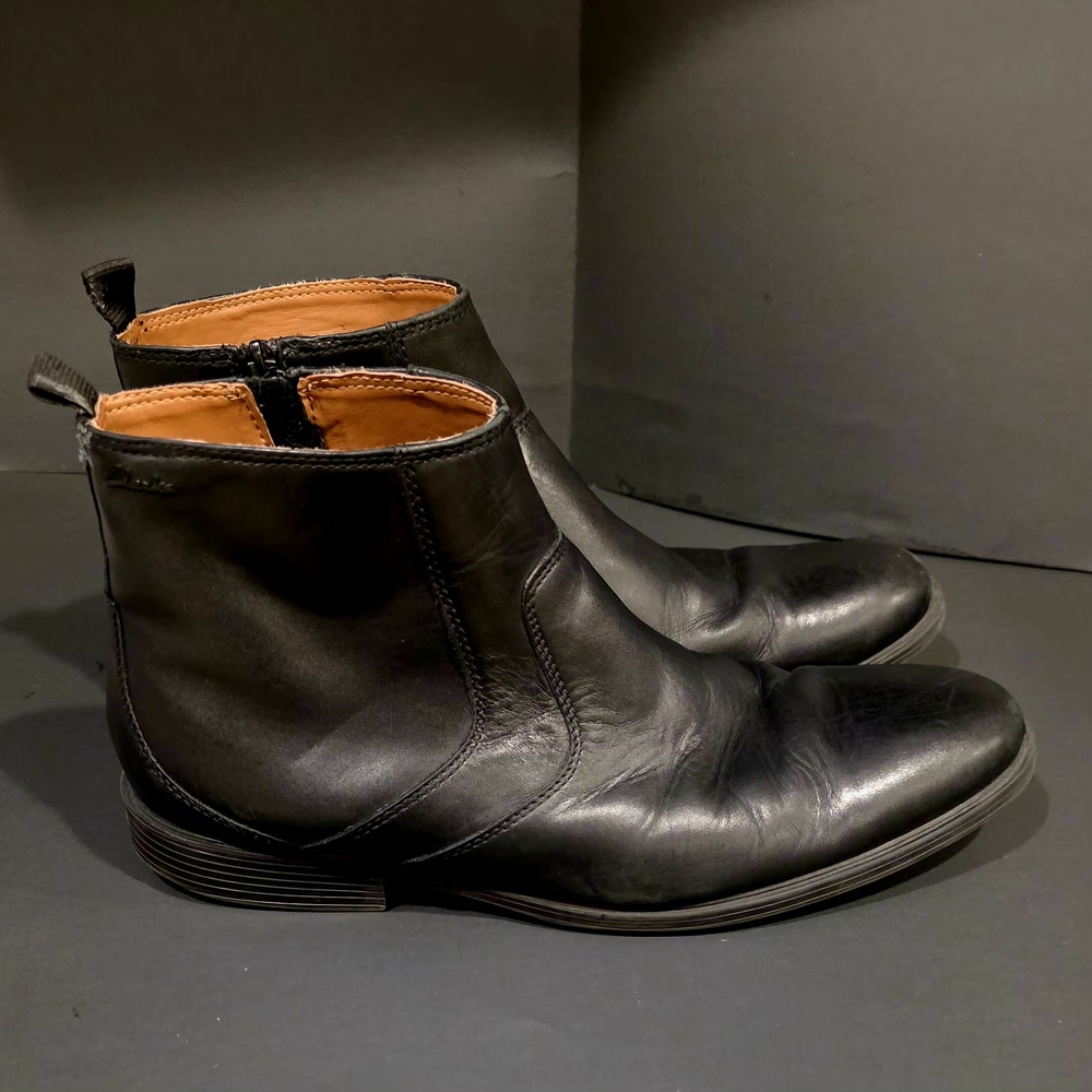 Men's Clarks Black LeatherBo